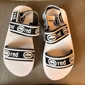 Marc Ecko Black and White Sandals
